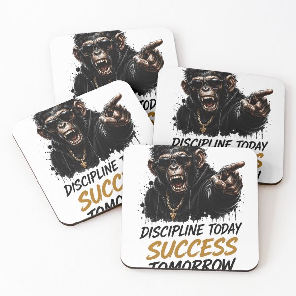 Item preview, Discipline Today Success Tomorrow Monkey designed and sold by TCDesigne.