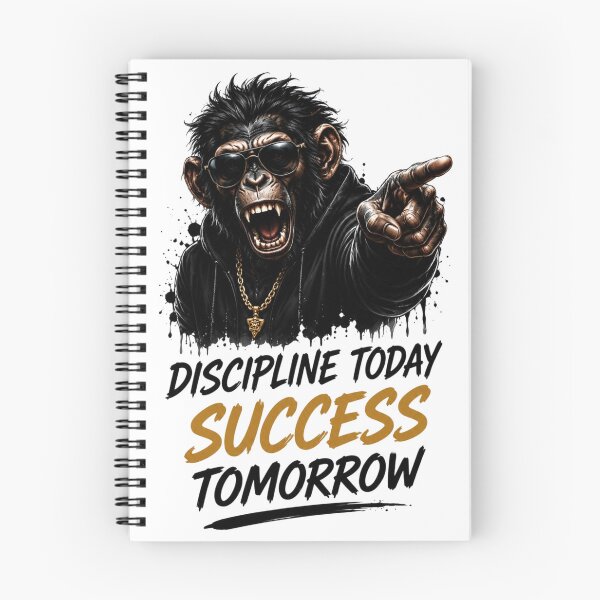 Item preview, Discipline Today Success Tomorrow Monkey designed and sold by TCDesigne.