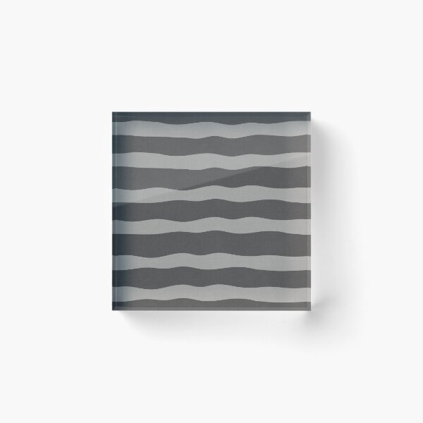 Item preview, Charcoal Grey Wavy Stripes designed and sold by LifeWithStyle Store.