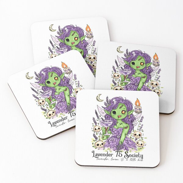 Item preview, Lavender French 75 Society Fairy designed and sold by HRSCreates.