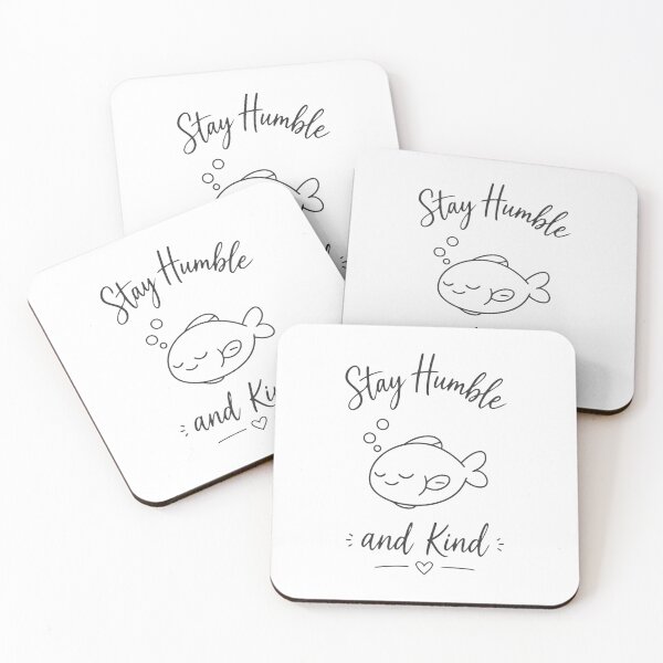 Item preview, Stay Humble and Kind Illustrated Fish designed and sold by DavidTeeStudio.