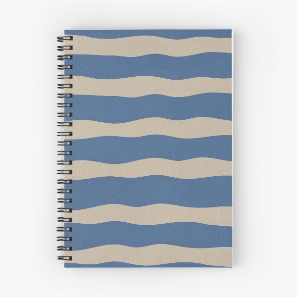 Item preview, Denim Blue Wavy Stripes designed and sold by LifeWithStyle Store.