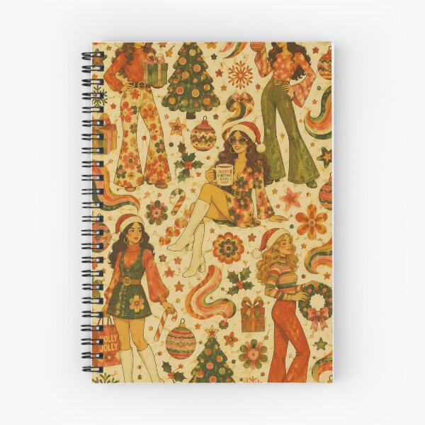Item preview, Vintage Santa Christmas Pattern | Retro Nostalgic Holiday Design designed and sold by flowerpower999.