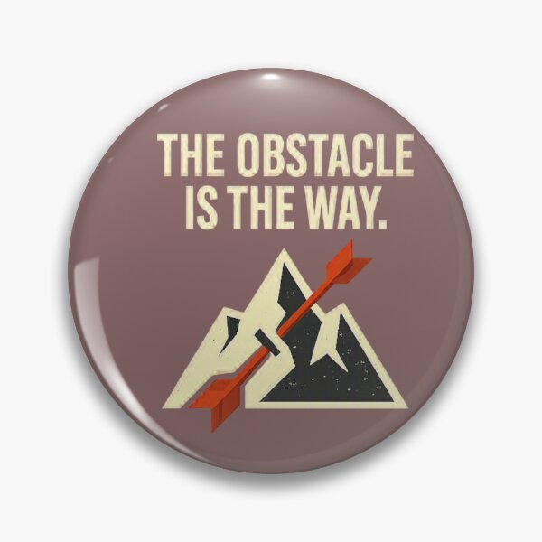 Item preview, The Obstacle Is The Way Minimalist Stoic Philosophy designed and sold by Octaner.
