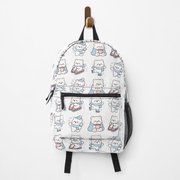 Item preview, White Bear Winter Snow – Cute Kawaii Cartoon designed and sold by Moffyuniverse.