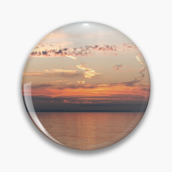 Item preview, Oceanside Sunset with Delicate Wispy Cloud Streaks designed and sold by Georgia Mizuleva.