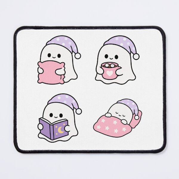 Item preview, Sleepy Ghost Bedtime – Cute Kawaii Cartoon designed and sold by Moffyuniverse.