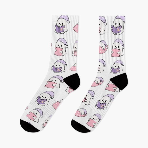 Item preview, Sleepy Ghost Bedtime – Cute Kawaii Cartoon designed and sold by Moffyuniverse.