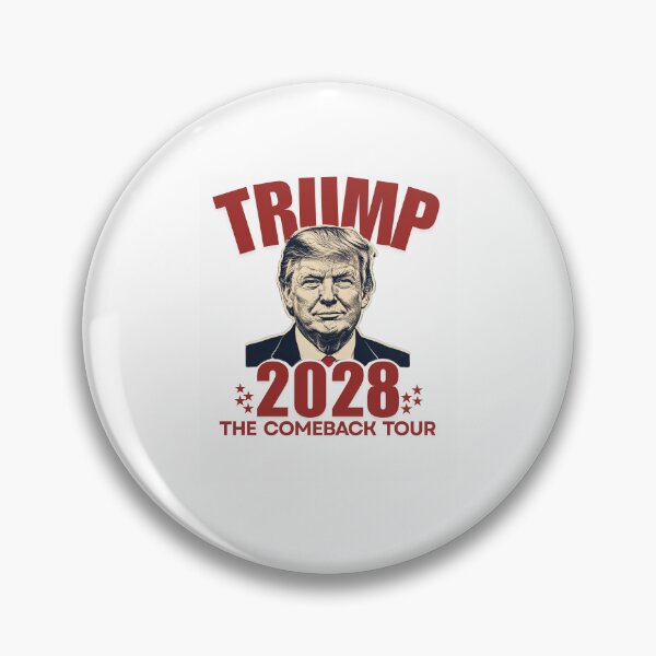Item preview, Trump 2028 Politics Never Retires designed and sold by Souck12.