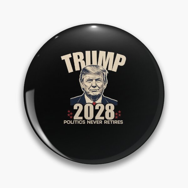 Item preview, Trump 2028 Politics Never Retires designed and sold by Souck12.