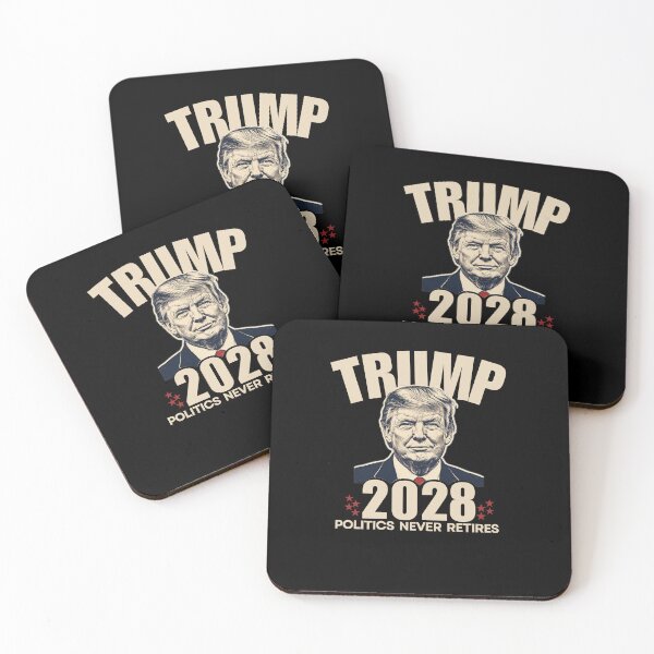 Item preview, Trump 2028 Politics Never Retires designed and sold by Souck12.