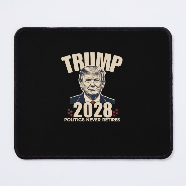 Item preview, Trump 2028 Politics Never Retires designed and sold by Souck12.