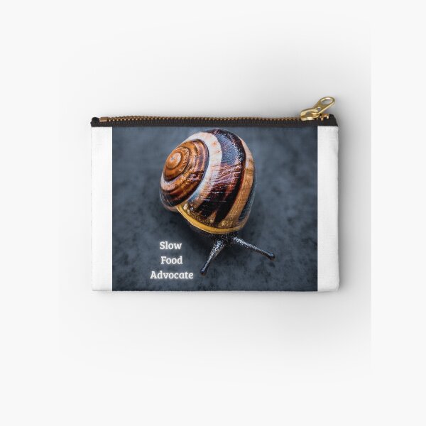 Item preview, Slow Food Advocate | Snail Shell Macro & Wordplay designed and sold by Tammigrafie.