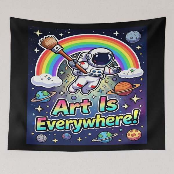 Item preview, Astro Artistic Motivational Quote ART IS EVERYWHERE! designed and sold by Giulivo Store Graphic.
