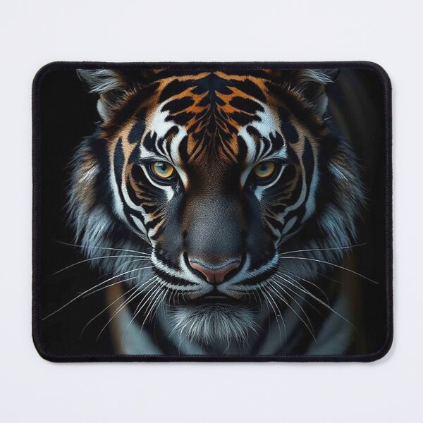 Item preview, Majestic Tiger Close-Up – Intense Realistic Tiger Portrait designed and sold by MFMart.