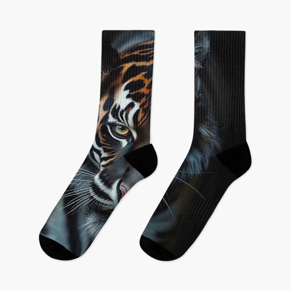 Item preview, Majestic Tiger Close-Up – Intense Realistic Tiger Portrait designed and sold by MFMart.