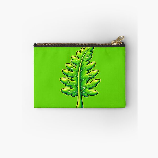 Item preview, Neon Green Dewdrop Leaf Botanical Art designed and sold by Hari Arts.