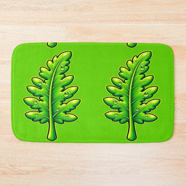 Item preview, Neon Green Dewdrop Leaf Botanical Art designed and sold by Hari Arts.