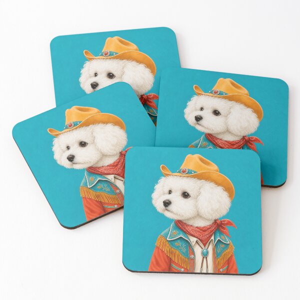 Item preview, Bichon Frise Cowboy designed and sold by prettykaler.