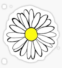 daisy drawing Sticker
