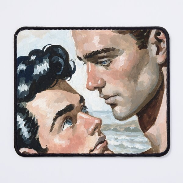 Item preview, Vintage Ocean Romance - Mid-Century Gay Couple Art designed and sold by gayishdesign.
