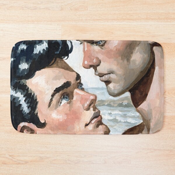 Item preview, Vintage Ocean Romance - Mid-Century Gay Couple Art designed and sold by gayishdesign.