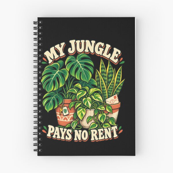 Item preview, My Jungle Pays No Rent – Funny Houseplant Lover designed and sold by FreshPixelArt.