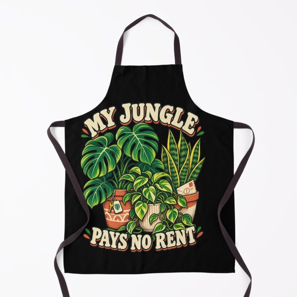 Item preview, My Jungle Pays No Rent – Funny Houseplant Lover designed and sold by FreshPixelArt.