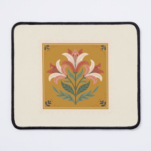 Item preview, Vintage Botanical Lily Postage Stamp Art designed and sold by ITCHAWAWAA.