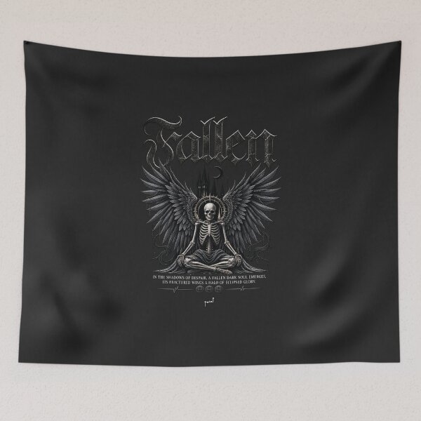 Item preview, Fallen Angel Skeleton – Gothic Dark Fantasy Wings designed and sold by Musamem  Designs.