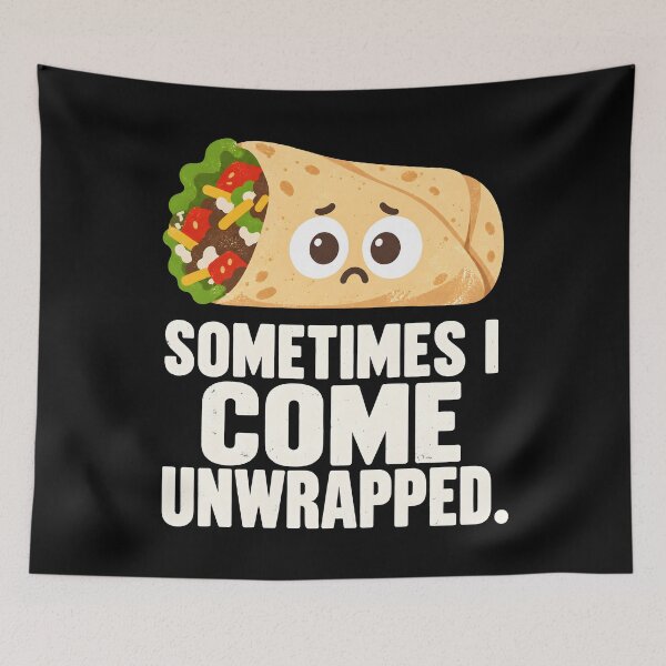 Item preview, Burrito Coming Unwrapped designed and sold by ChocoMellowCo.