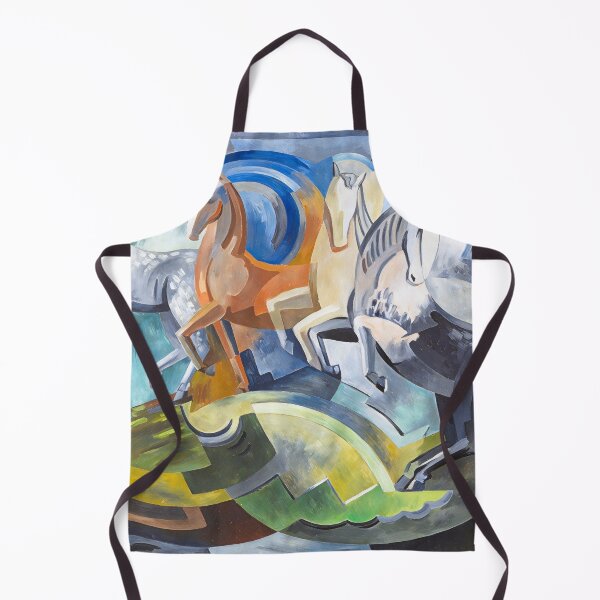 Item preview, Achill Horses landscape modern art cubism Celtic art print painting by Mainie Jellett designed and sold by Jéanpaul  Ferro.