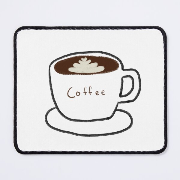Item preview, Minimalist Latte Coffee Cup Doodle designed and sold by raun.draw.