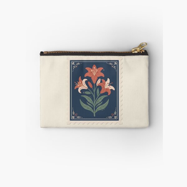 Item preview, Vintage Botanical Lily Postage Stamp Art designed and sold by ITCHAWAWAA.