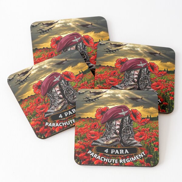 Item preview, 4 Para Parachute Regiment Beret on Boots Remembrance designed and sold by Bootneckstore.