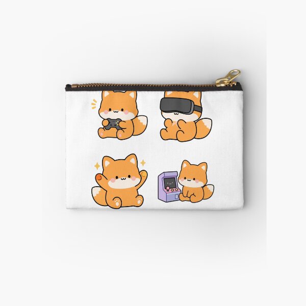Item preview, Orange Fox Gamer Vr – Cute Kawaii Cartoon designed and sold by Moffyuniverse.