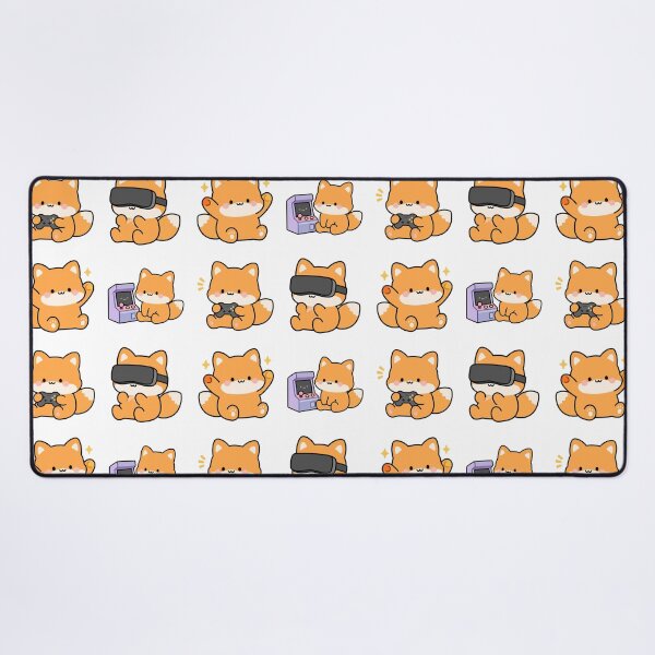 Item preview, Orange Fox Gamer Vr – Cute Kawaii Cartoon designed and sold by Moffyuniverse.