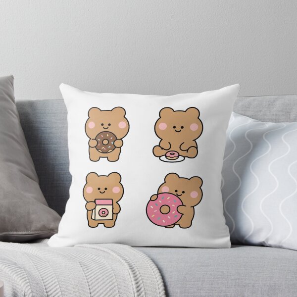 Item preview, Brown Bear Donuts – Cute Kawaii Cartoon designed and sold by Moffyuniverse.