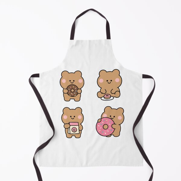 Item preview, Brown Bear Donuts – Cute Kawaii Cartoon designed and sold by Moffyuniverse.
