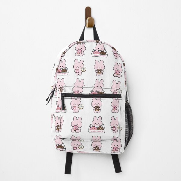 Item preview, Pink Bunny Donut Time – Cute Kawaii Cartoon designed and sold by Moffyuniverse.