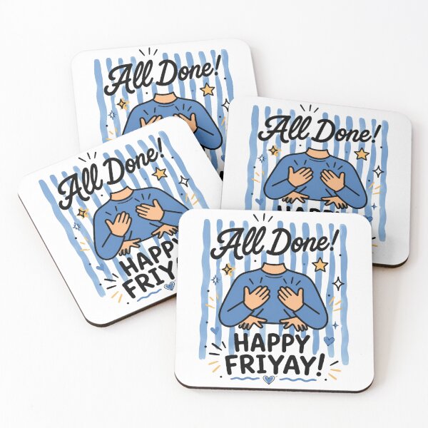 Item preview, All Done Happy Friyay Special Education Funny Teacher, Para BCBA Matching SPED Team Gift designed and sold by Quiajia.