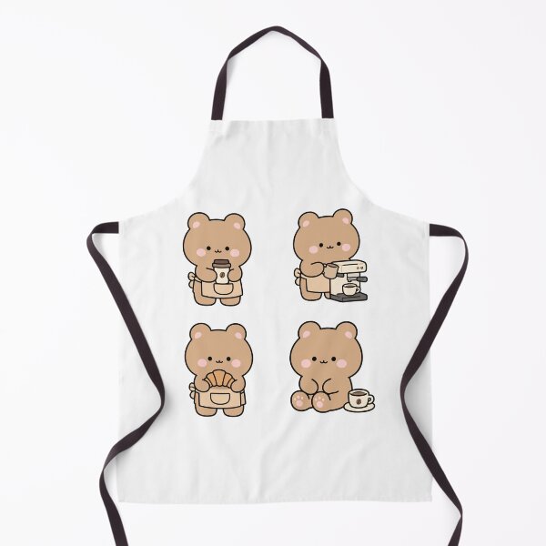 Item preview, Brown Bear Coffee Bakery – Cute Kawaii Cartoon designed and sold by Moffyuniverse.