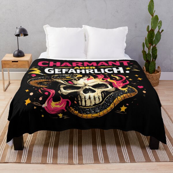 Item preview, Charming but dangerous – Snake & Skull designed and sold by Noventra112.