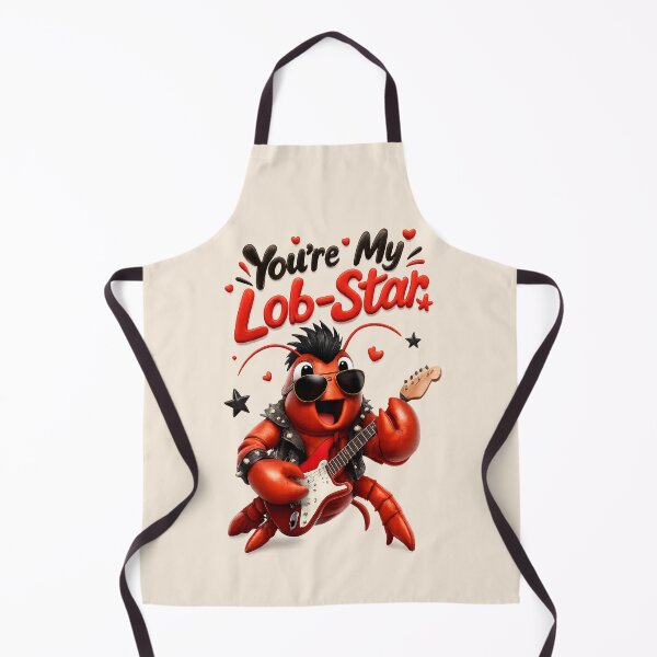 Item preview, Cute "You're My Lob-Star" | Funny Lobster Rockstar Guitar Pun designed and sold by Moons Studio.
