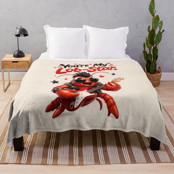 Item preview, Cute "You're My Lob-Star" | Funny Lobster Rockstar Guitar Pun designed and sold by Moons Studio.