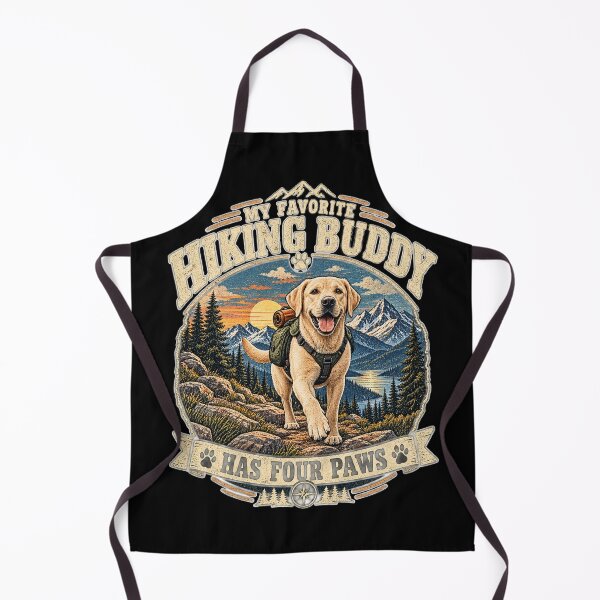 Item preview, Labrador Hiking Buddy Four Paws designed and sold by Bartas2026.