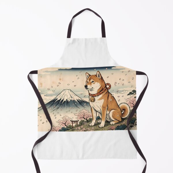 Item preview, Title Shiba Inu Mount Fuji Japanese Ukiyo designed and sold by GTFullShop.