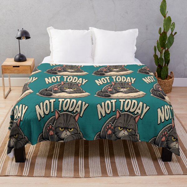 Item preview, Today Funny Exhausted Cat designed and sold by HMMarketART.