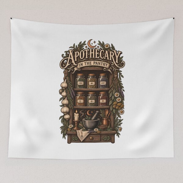Item preview, Apothecary in the Pantry Herbal Cabinet designed and sold by The Midnight Archive.