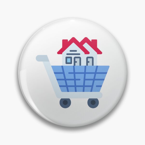 Item preview, Shopping Trolley - Retail Property Sticker for Commercial Real Estate designed and sold by Tr Creative Design.